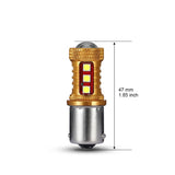 1156 Plug 3030 15SMD Car LED Light Bulb