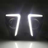 LED Daytime Running Lights (DRL) Turn Signal Lamp For Toyota RAV4 2016-2017