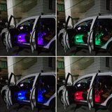 Car Fitg 4pcs 48 LED Color Changeable Music Car Interior RC Strip Light