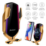 Car Charging Holder Fast Wireless Phone Holder Air Vent