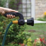 Garden water pipe booster gun