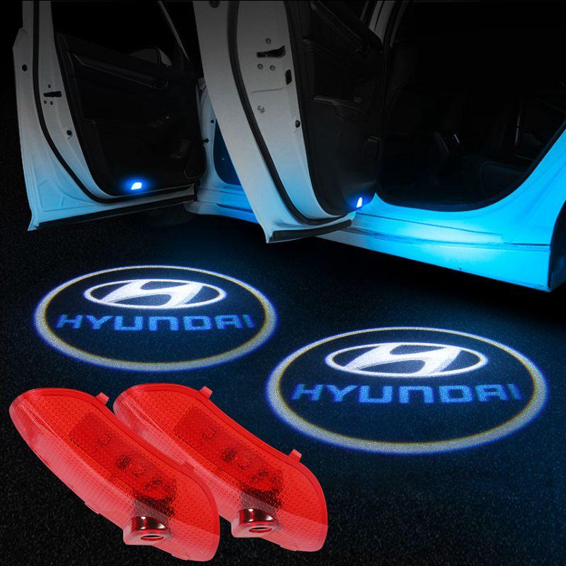 Hyundai Car LED Door Projector Light | Door LOGO Welcome Lights - Lighting Decoration Upgrade