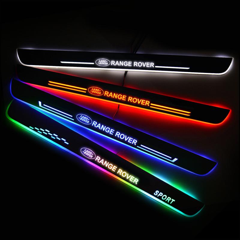 Land Rover Car Customized Illuminated Door Sills | Door Sill Replacement For Car Upgrade