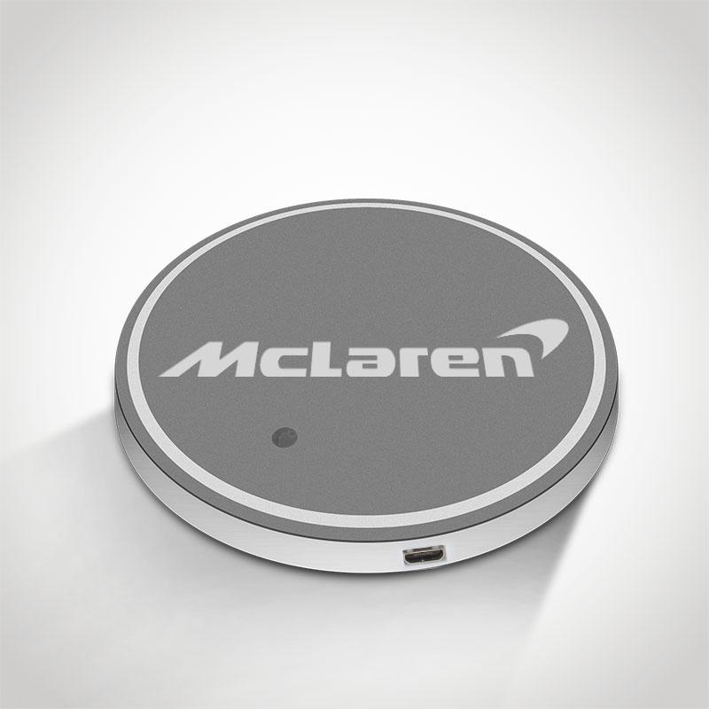 Mclaren LED Car Logo Coaster 2pcs