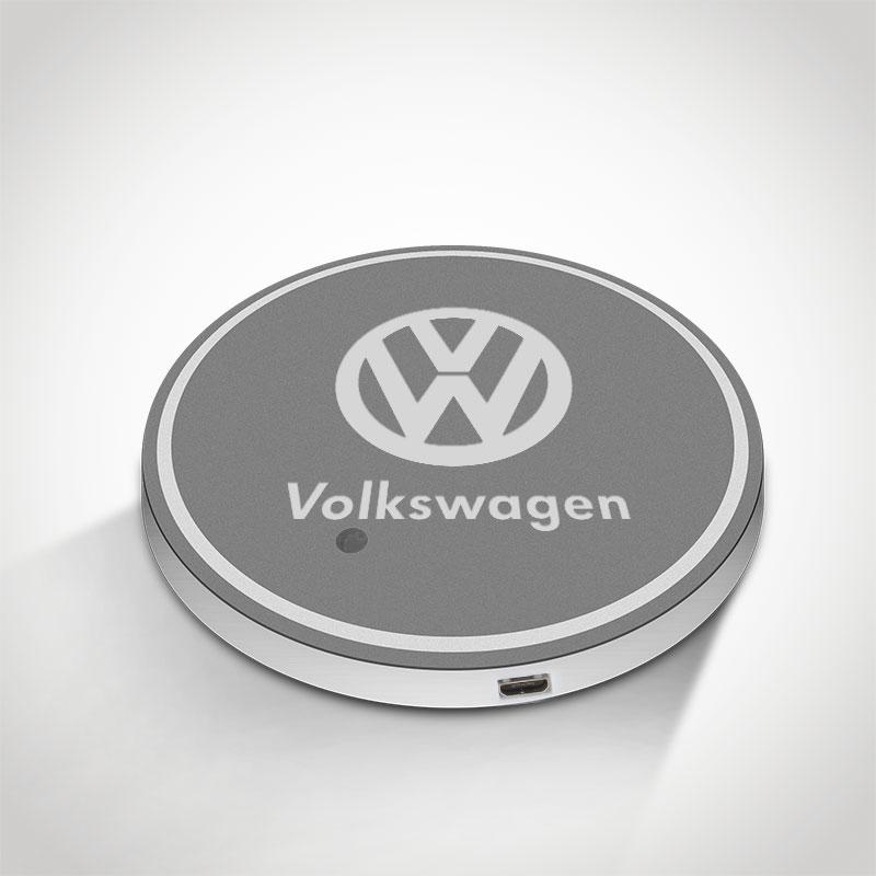 Volkswagen LED Car Logo Coaster 2pcs