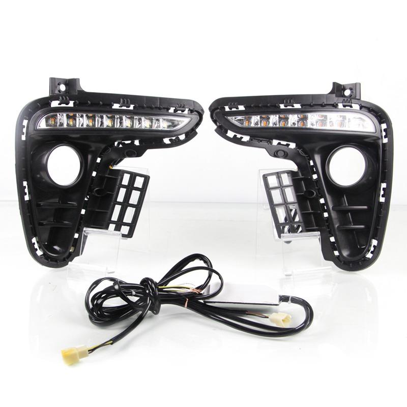 LED Daytime Running Lights (DRL) Turn Signal Lamp For KIA K2 & KIA RIO 2017-2018