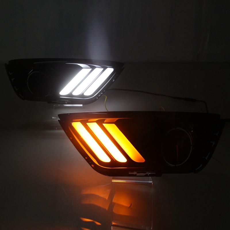 LED Daytime Running Lights (DRL) Turn Signal Lamp For JEEP Compass 2017-2019