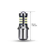 1157 Plug 3030 27SMD Gray aluminum LED White Light Bulb