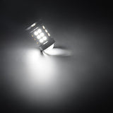 1156 Plug 3030 27SMD Gray aluminum LED White Light Bulb