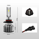 S6 9005 / H10 LED Headlight Bulbs Upgrade