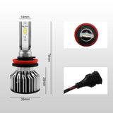 S6 H8 / H9 / H11 LED Headlight Bulbs Upgrade