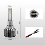 S6 H1 LED Headlight Bulbs Upgrade