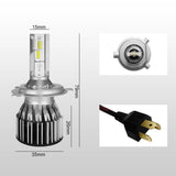 S6 H4 / 9003 LED Headlight Bulbs Upgrade