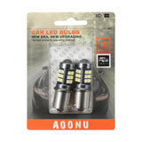 1156 Plug 3030 27SMD Gray aluminum LED White Light Bulb