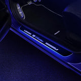 Cadillac Door Sills Plate | Batteries Powered Door Sill Trim Illuminated For Car light modification