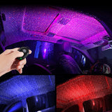 Auto Interior Ambient Starry Sky Light (Red&Blue) - Premium Version