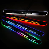 Lamborghini New Door Sill Scuff Plate | Illuminated Door Sills - Car Lighting Accessories