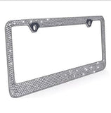 Car Fitg 2019 Newest Bling Rhinestone Premium Stainless Steel License Plate Frame