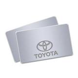 CarFitg™  TOYOTA Acrylic LED Foot Mats | Car logo illuminating mat