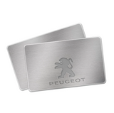 CarFitg™  PEUGEOT Acrylic LED Foot Mats | Car logo illuminating mat