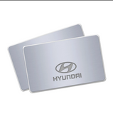 CarFitg™  HYUNDAI Acrylic LED Foot Mats | Car Logo Illuminating Mats