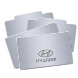 CarFitg™  HYUNDAI Acrylic LED Foot Mats | Car Logo Illuminating Mats