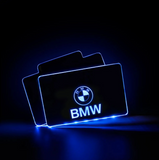 CarFitg™  BMW Acrylic LED Foot Mats | Car Logo Illuminating Mats