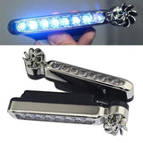 Automatic Wind Power 8 LED Car Light (One Set of 2 PCS)