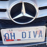 Car Fitg 2019 Newest Bling Rhinestone Premium Stainless Steel License Plate Frame