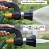 Garden water pipe booster gun