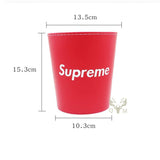 Mini cartoon multi-function hanging trash can