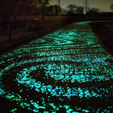 Car Fitg Glow-in-the-Dark In-ground Garden Pebbles Lights