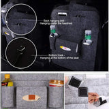 Car Fitg Seat Back Organizer Storage Bag with 6 Pockets