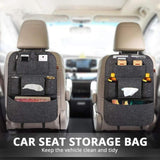 Car Fitg Seat Back Organizer Storage Bag with 6 Pockets