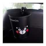 Mini cartoon multi-function hanging trash can