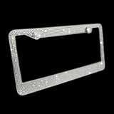 Car Fitg 2019 Newest Bling Rhinestone Premium Stainless Steel License Plate Frame