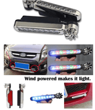 Automatic Wind Power 8 LED Car Light (One Set of 2 PCS)