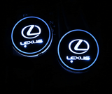7 Colors Led Car Logo Cup