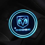 7 Colors Led Car Logo Cup