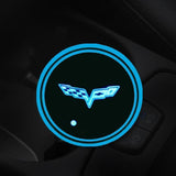 7 Colors Led Car Logo Cup