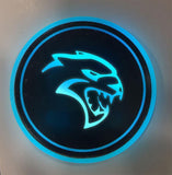 7 Colors Led Car Logo Cup