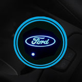 7 Colors Led Car Logo Cup