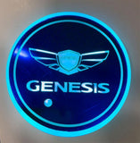 7 Colors Led Car Logo Cup