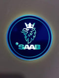 7 Colors Led Car Logo Cup