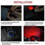 Car Atmosphere Lamp Interior Ambient Star Light