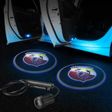 Abarth Car Door Projector Lights | LED Welcome Laser Door LOGO Light - Car Light Accessories