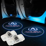 Acura Car Door LOGO Projector | Door Courtesy LED Projector Ghost Shadow Light - Car Lighting Decoration Modify