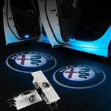 Alfa Romeo Car Door LED LOGO Projector Light | Glowing Emblem - Car Light Upgrade