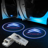 Citroen Car Door LOGO Projector | Door Courtesy LED Projector Ghost Shadow Light - Car Lighting Decoration Modify