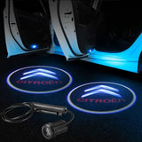 Citroen Car Door LOGO Projector | Door Courtesy LED Projector Ghost Shadow Light - Car Lighting Decoration Modify